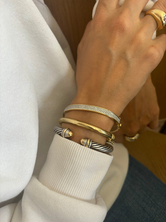 3 Row Diamond Cuff