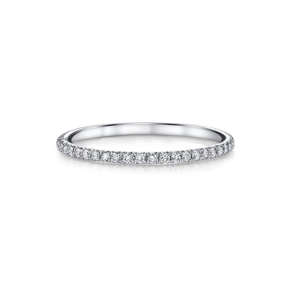 Diamond Half Round Ring