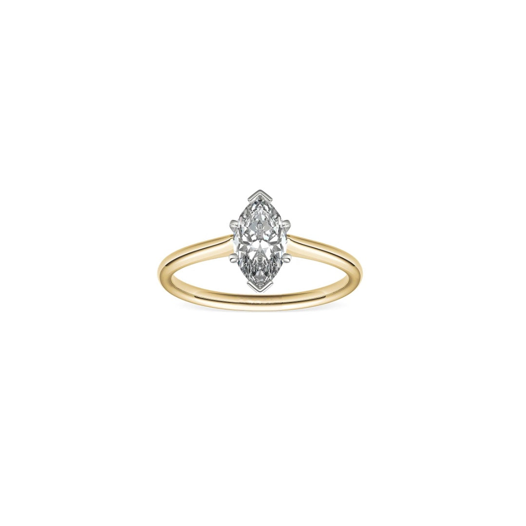 0.70 Carat Marquise Solitaire Diamond Ring