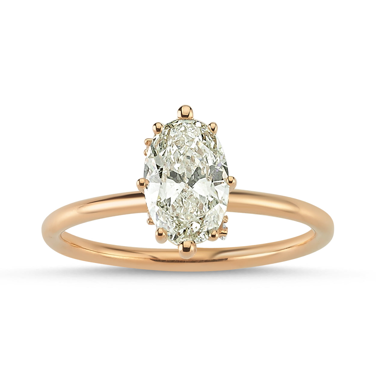 0.90 Carat Oval Diamond Ring