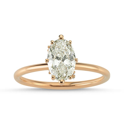 0.90 Carat Oval Diamond Ring
