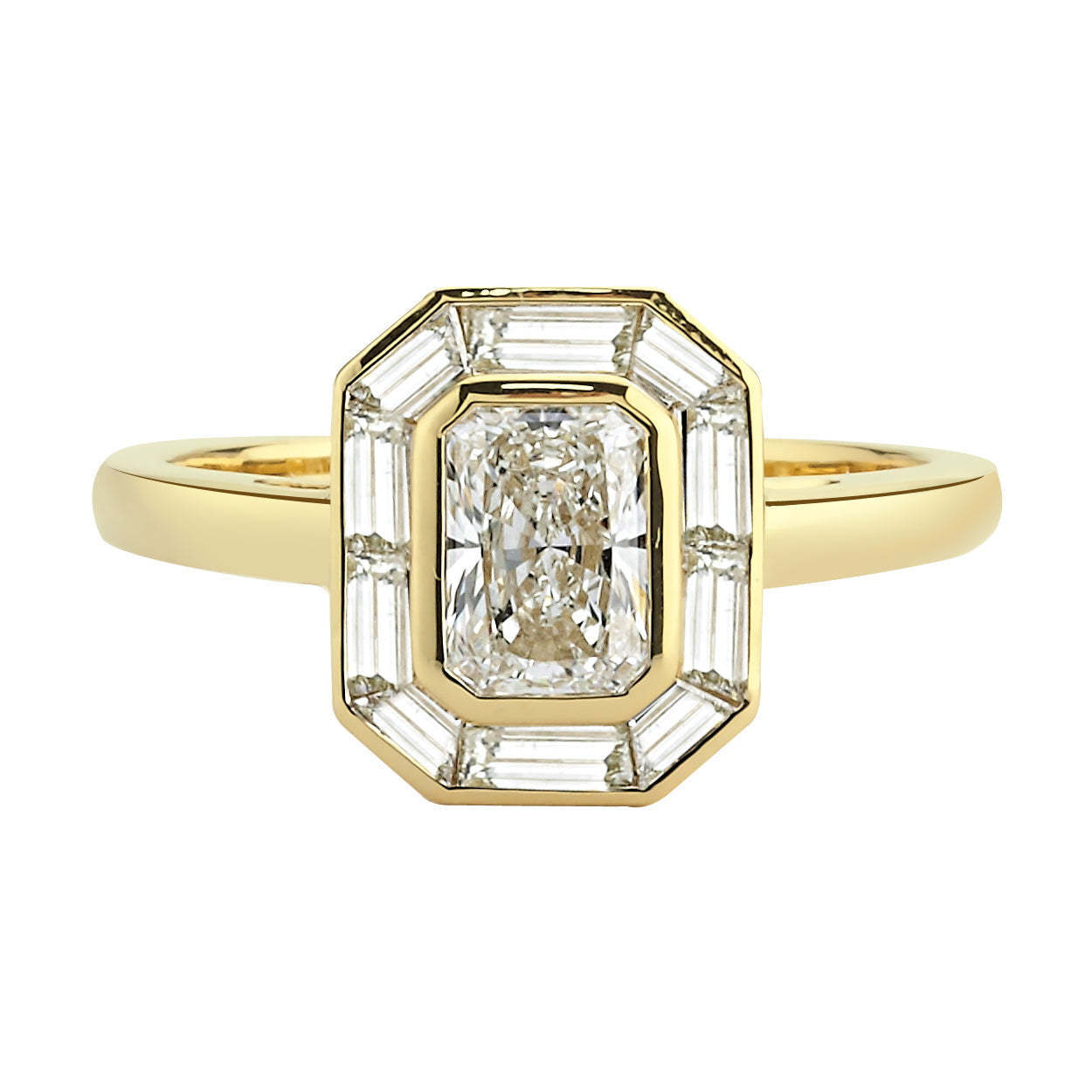 1.50ct Emerald Special Cut Diamond Ring