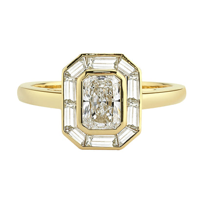 1.50ct Emerald Special Cut Diamond Ring