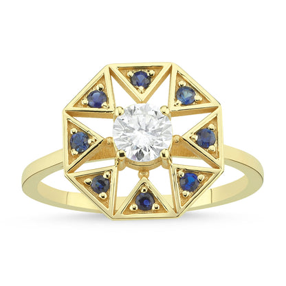 Colette Sapphire &amp; Diamond Ring