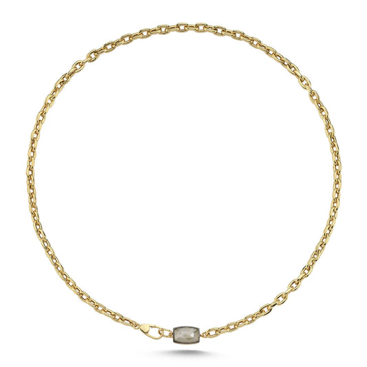 Salt&Pepper Cable Chain Kolye
