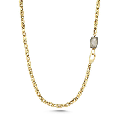Salt&Pepper Cable Chain Kolye