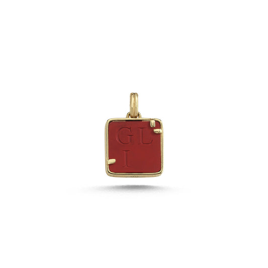 Love Letter Crystal No:2 Pendant Double Sided