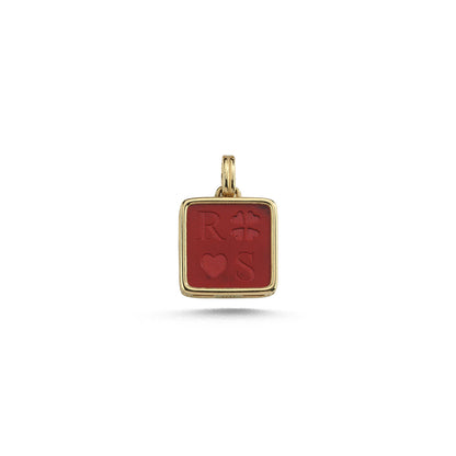 Love Letter Crystal No:2 Pendant Double Sided
