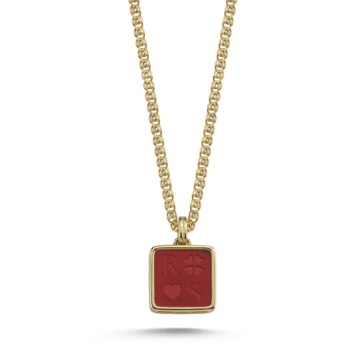Love Letter Crystal No:2 Pendant Double Sided
