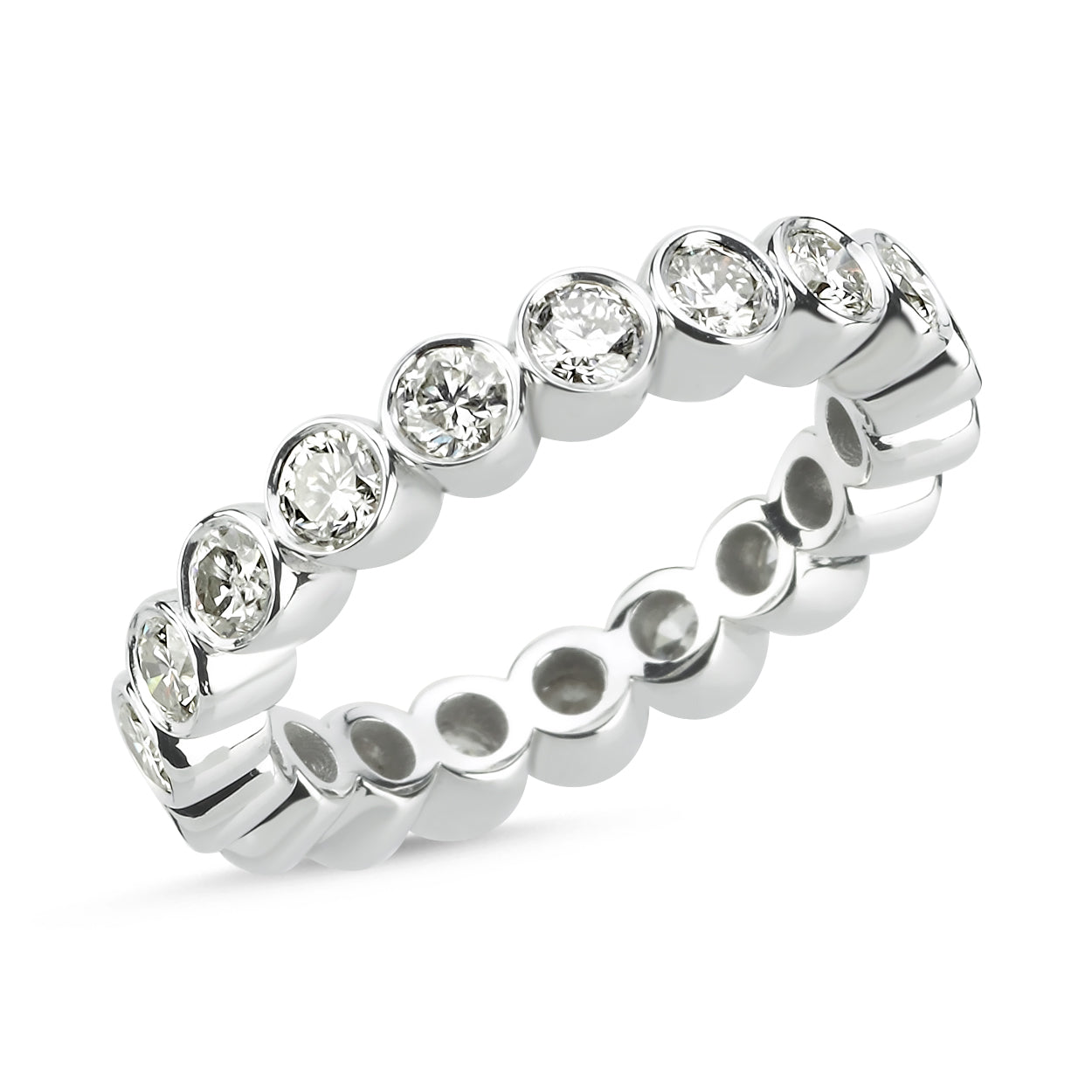 1.90ct Bezel Diamond Full Circle Ring