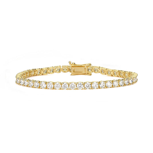 9.00ct Pırlanta Su Yolu Bileklik