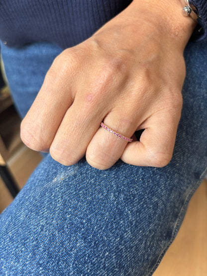 Pembe Safir Yarım Tur