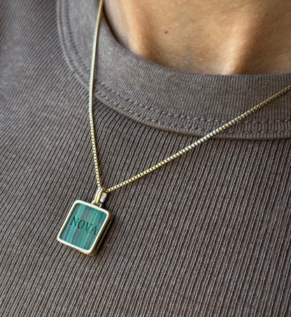 Love Letter Crystal No:4 Pendant Double Sided