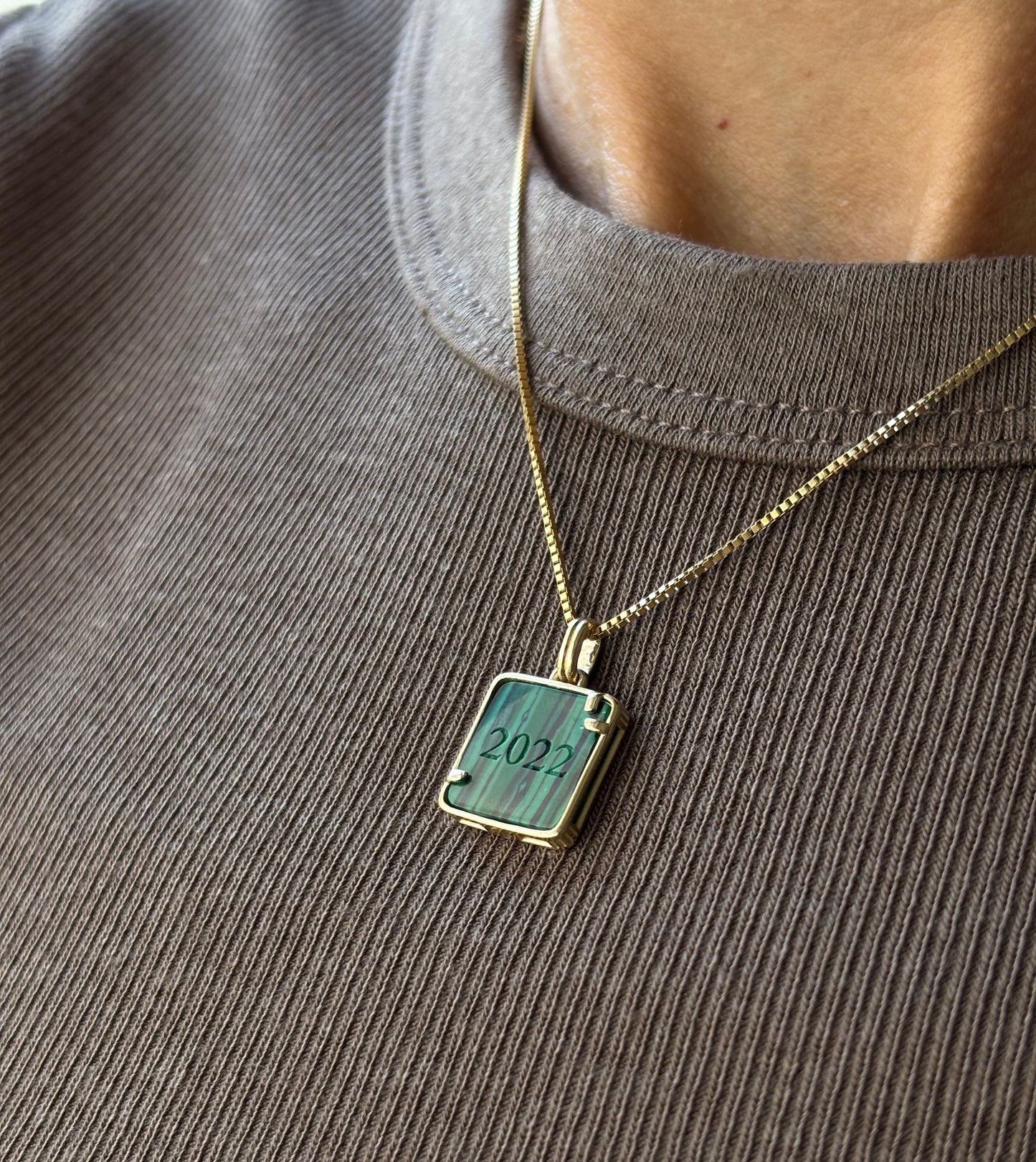 Love Letter Crystal No:4 Pendant Double Sided