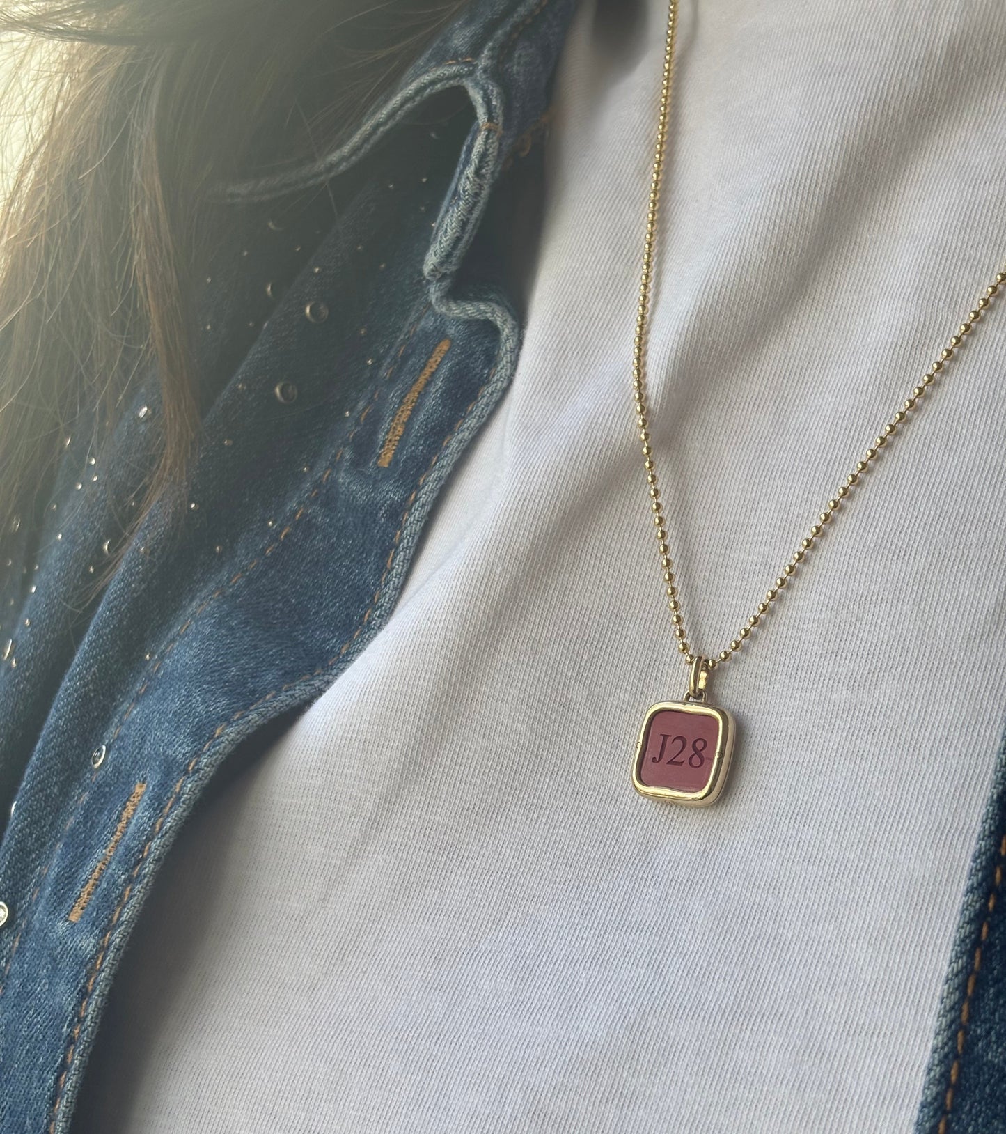 Love Letter Crystal No:1 Pendant Double Sided