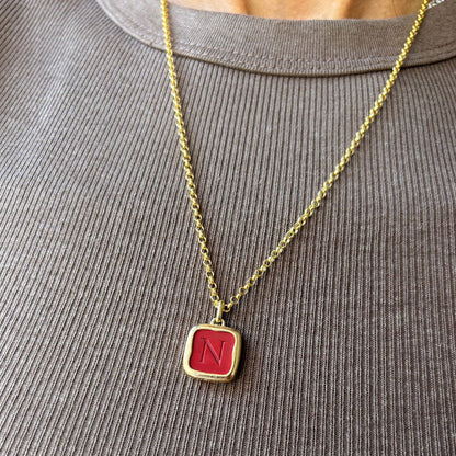 Love Letter Crystal No:1 Pendant Double Sided
