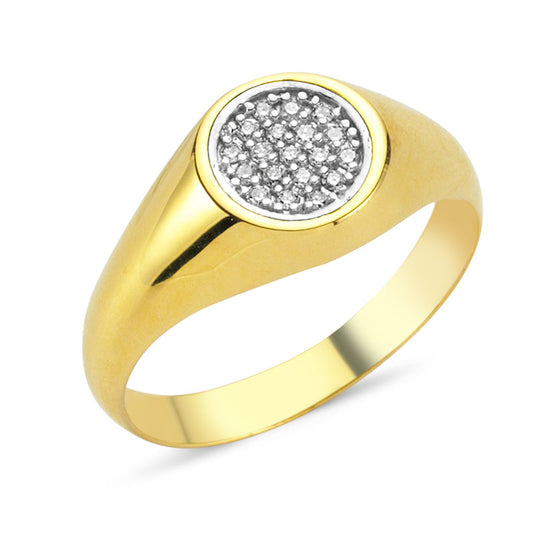 Ceybaby Vintage Gold Diamond Yüzük