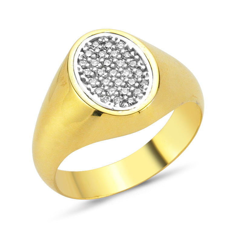 Cey Vintage Gold Diamond Yüzük