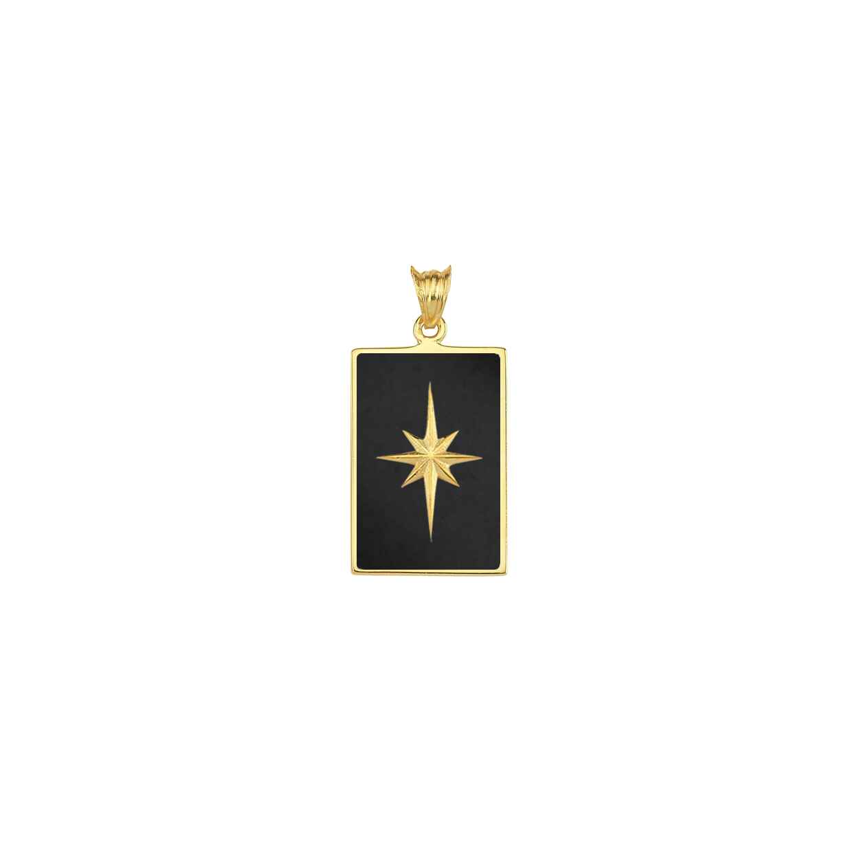 Northstar Enameled Pendant