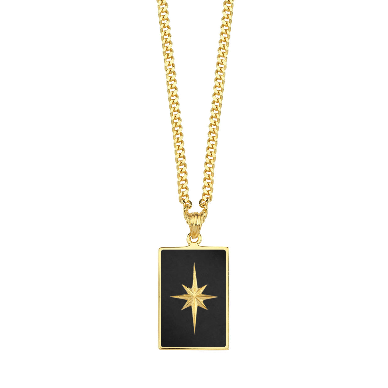 Northstar Enameled Pendant