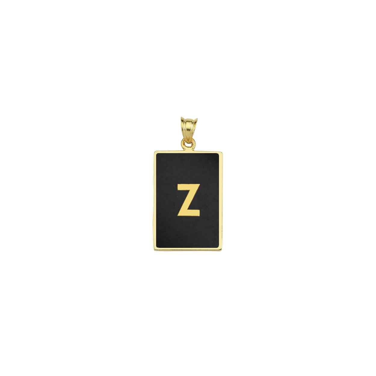 Alphabet Enamelled Pendant