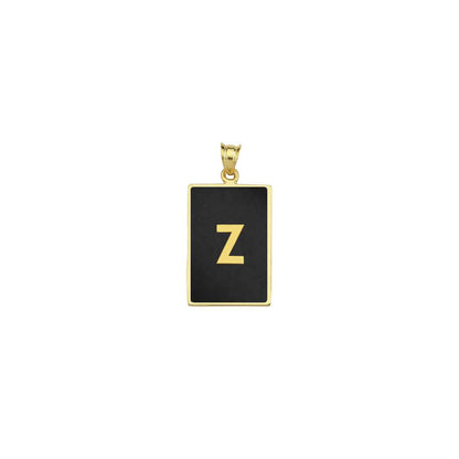 Alphabet Enamelled Pendant