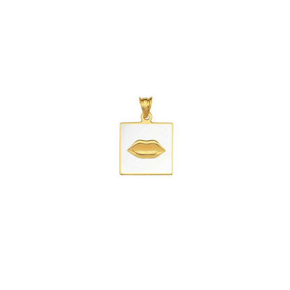 Galia Lip Enameled Kolye Ucu