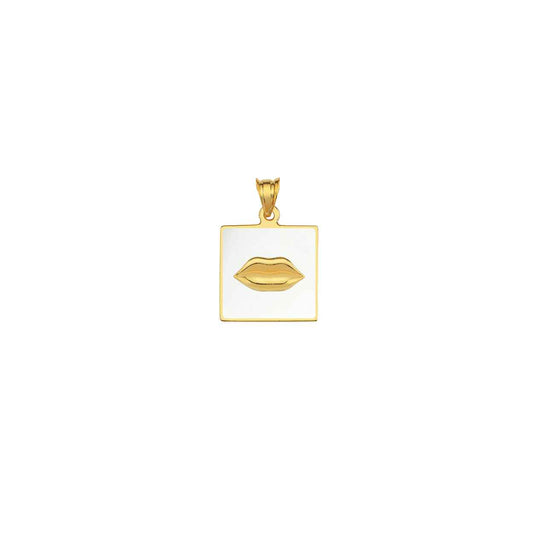 Galia Lip Enameled Kolye Ucu