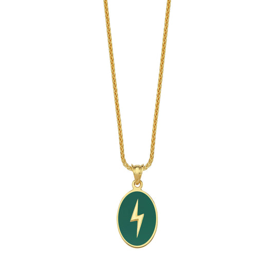 Lightning Enameled Kolye Ucu