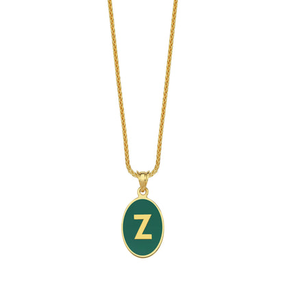 Alphabet Enameled Kolye Ucu