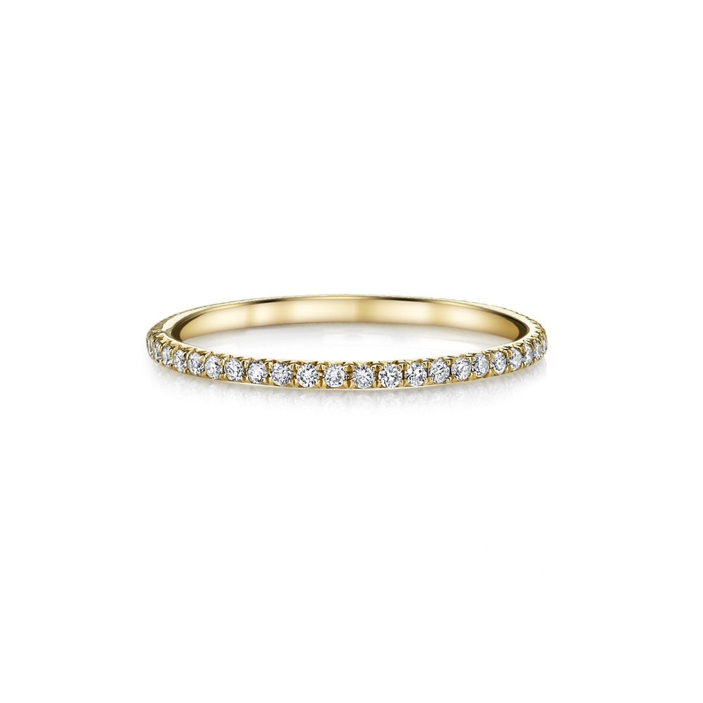 Diamond Half Round Ring