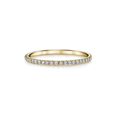 Diamond Half Round Ring