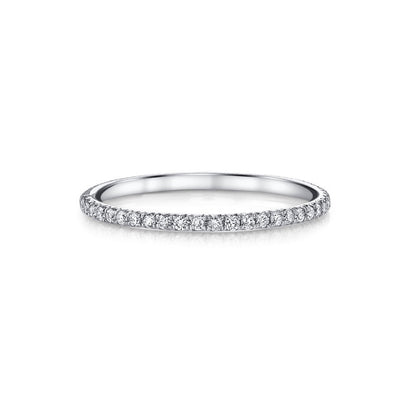 Diamond Half Round Ring