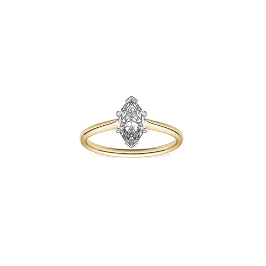 0.70 Carat Marquise Solitaire Diamond Ring