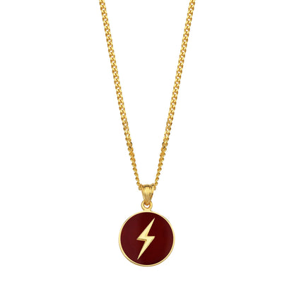 Lightning Enameled Kolye Ucu