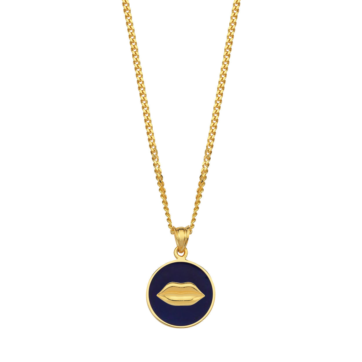 Galia Lip Enameled Kolye Ucu