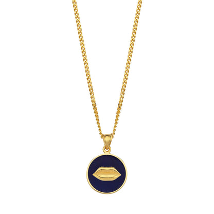 Galia Lip Enameled Kolye Ucu
