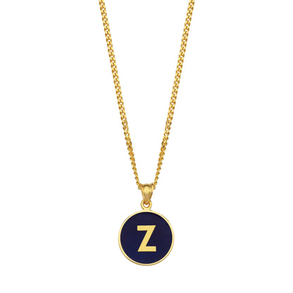Alphabet Enameled Kolye Ucu