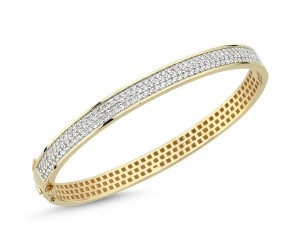 3 Row Diamond Cuff