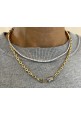 Salt&Pepper Cable Chain Kolye